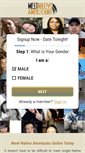 Mobile Screenshot of meetnativeamericans.com