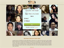 Tablet Screenshot of meetnativeamericans.com